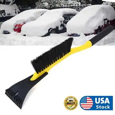 For Car Truck SUV Windshield Remover Scraper Car Snow Brush With Ice Scraper • $8.54