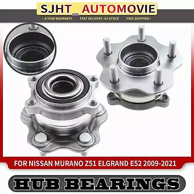 2x Rear Wheel Hub Bearings For Nissan Murano Z51 Elgrand E52 2009-2021 VQ35 3.5L • $178.99