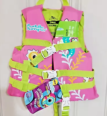 The Original Puddle Jumper Stearns Girl 30-50 Lbs Age 4-6 Life Jacket Vest • $25.36