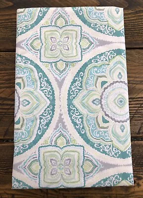 Medallion Design Vinyl Tablecloth ASSORTED SIZES Geometric VERY PRETTY! • $15.95