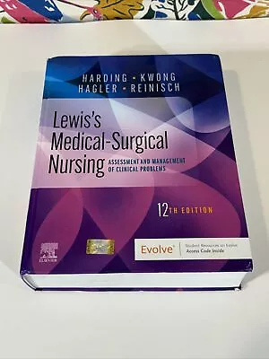 Lewis's Medical-Surgical Nursing : Assessment And Management Of Clinical 12th Ed • $89.95