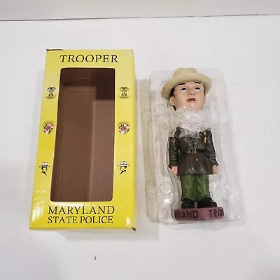 Maryland State Police Trooper Bobble Head In Box MSP NICE • $38