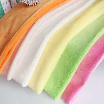 Diy Handmade Home Textile Cloth Minky Fabrics For Sewing Plush Fabric Patchwork • £4.88