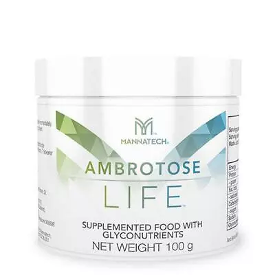 Mannatech Ambrotose LIFE® 100g Canister Pure Glyconutrient Immune Supplement NEW • $159.95