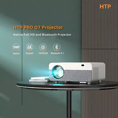 $218.99 • Buy Native 1080P 10000LM Bluetooth Home Theater LED Projector Support 4K 4D Keystone