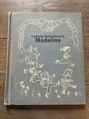 Rare Vintage Madeline 1954 By Ludwig Bemelmans Golden Book • $14.85