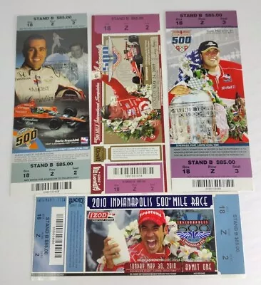 Indianapolis 500 Indycar Tickets 2007-2010 Lot Of 4 • $1.99