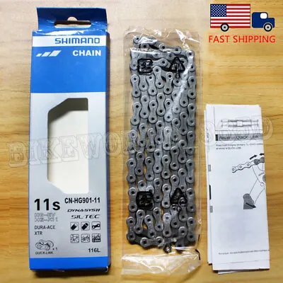 Shimano Hollow Pin CN-HG901 11 Speed Chain Dura-Ace Mountain Road Bike 116 Links • $28.99