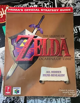 The Legend Of Zelda: Ocarina Of Time Prima Official Strategy Guide Damaged N64 • $19.99