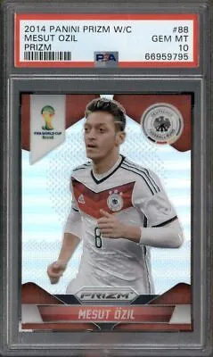 2014 Panini Prizm World Cup Prizm #88 Mesut Ozil PSA 10 • $70