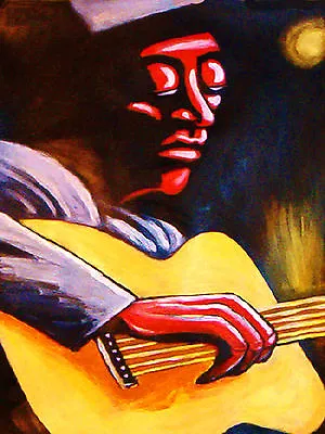 MISSISSIPPI JOHN HURT PRINT Poster Delta Lonesome Blues Folk Songs Cd Guitar Lp • $109.99