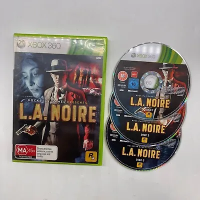 L.A Noire Xbox 360 Game PAL 28j4 • $7.95