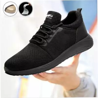 Work Shoes Safety Trainers Lightweight Steel Toe Cap Mens Womens Hiking Boots AU • $45.05