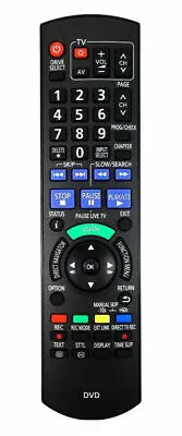 Aftermarket Panasonic Dvd Recorder Vcr Remote Control For Dmr-ez49veb / Dmr-ez49 • £9.19