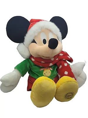 Disney Store Mickey Mouse Christmas 2010 18 Plush Cuddly Soft Toy Teddy Disney • £16.99