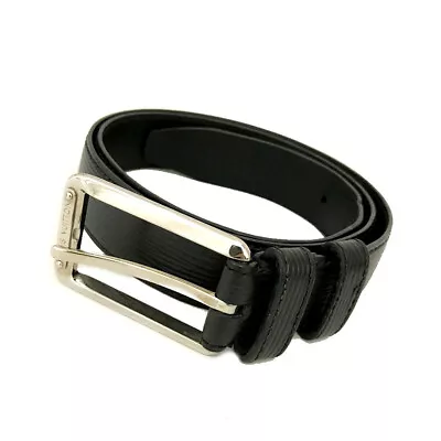 Louis Vuitton Epi Ceinture Legend Black Leather 85cm Mens Belt/9Y0108 • £0.80