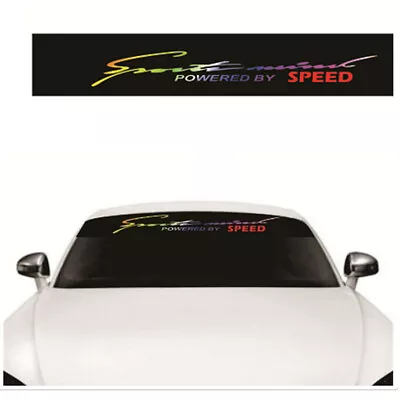 $10.31 • Buy  PVC Car Front Windshield Sticker Colorful Window Decorative Decal Accessories  