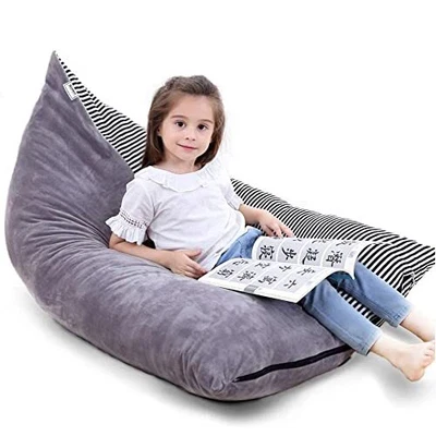 $26.44 • Buy Stuffed Animal Storage Bean Bag Chair | 53 Extra Large Beanbag Cover For Kids A