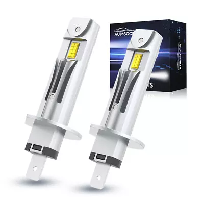 2* H1 LED Headlight Bulbs Conversion Kit High Low Beam 1000W 10000K Super White • $35.99