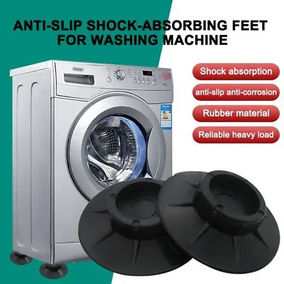 4x Anti Vibration Feet Pads For Washing Machine Support Dampers Stand Rubber • £5.85