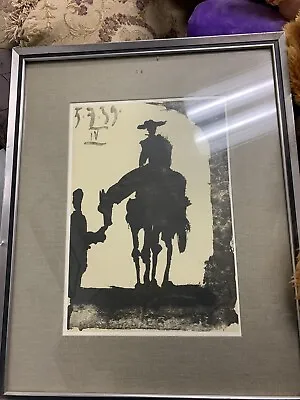$900 • Buy Pablo Picasso- Don Quixote And Sancho Panza Print