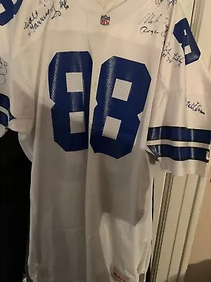 Dallas Cowboys Autographed Signed Jersey From 1980s List Of 17 Names 15 Known • $800