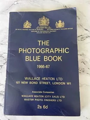 Vintage 'The Photographic Blue Book For 1966-67' Wallace Heaton Ltd • £11