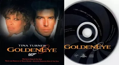 £19.95 • Buy TINA TURNER CD Golden Eye 5 TRACK Remixes USA Promo 1995 007 James Bond UNPLAYED
