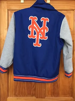 New York METS JH Designs Reversible Bomber Jacket MLB X-Large Size XL • $58