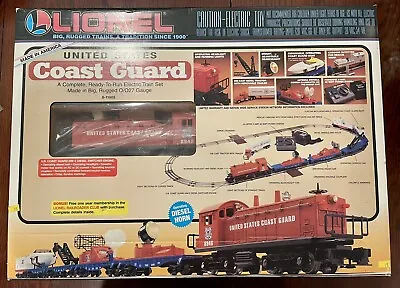 Lionel O Gauge United States Coast Guard NW-2 Diesel Switcher Train Set 6-11905 • $275
