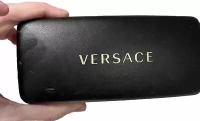 Versace Black Hard Cover Clam Shell Carrying Case Only For Sunglasses Glasses • $8