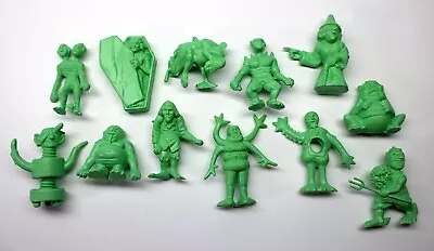 Vintage 1990's Hing Fat Fishel Terrible Monsters Full Set Of 12 Figures - Green • $39.99