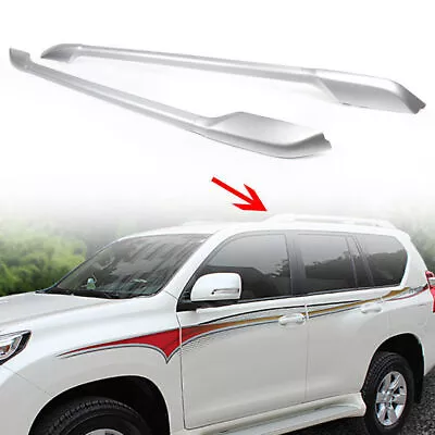 Rack Roof Rail Bar Luggage Carrier For Toyota Land Cruiser Prado FJ150 2010-2018 • $164.59