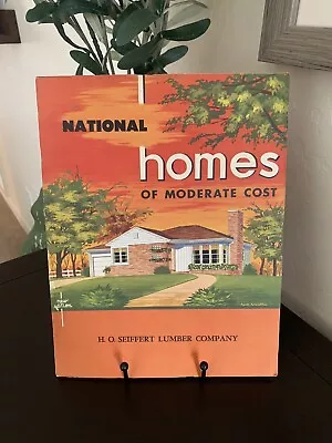 National Homes Of Moderate Cost 1952 House Floor Plans Mid Century Modern • $49.99