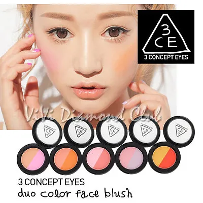 Korean STYLENANDA 3CE 3 CONCEPT EYES Duo Color Face Blush 5g ***US SELLER*** • $127.98