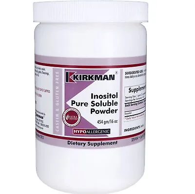 Inositol Pure Soluble Powder (Hypoallergenic) 454g - Kirkman Laboratories • £91.20