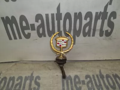 Cadillac Hood Ornament Emblem Crest Wreath Gold Oem Vintage • $48.68