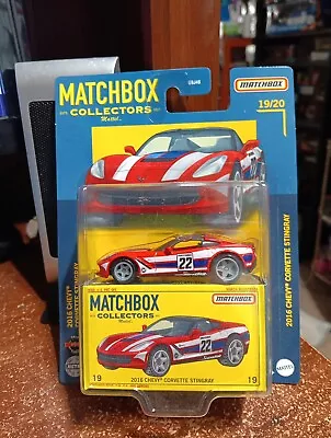 2022 Matchbox Collectors 2016 Chevy Corvette Stingray Red #19/20 K72 • $6