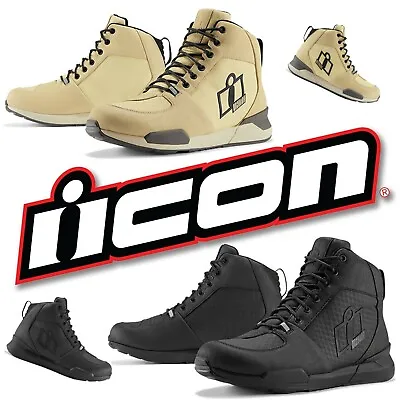 Icon Tarmac Wp Motorcycle Boots Waterproof Breathable - Pick Size/color • $100