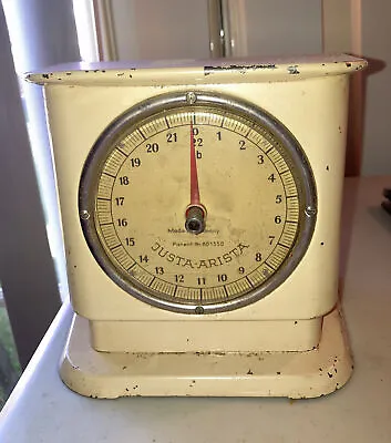 Rustic Antique 1930s Made In Germany Scale”Justa-Arista” Industrial Shabby Chic • $250