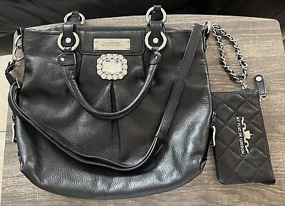 My Flat In London Leather Tote Purse And Wristlet Set • $80