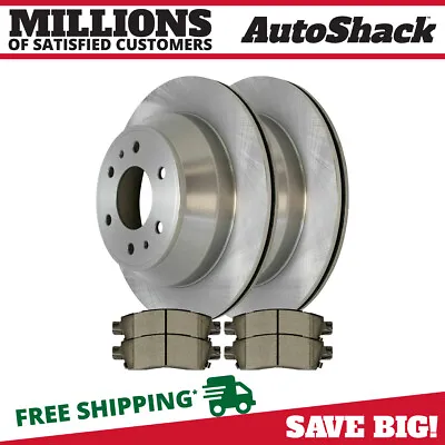 Rear Brake Rotors & Pads For Chevy Trailblazer GMC Envoy Saab 9-7x Buick Rainier • $82.37