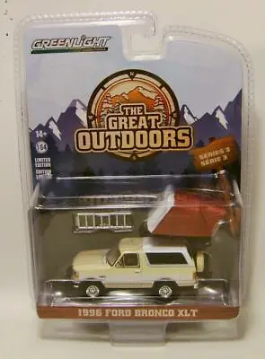 1996 '96 Ford Bronco Xlt The Great Outdoors R3 Greenlight Diecast 2023 • $7.29