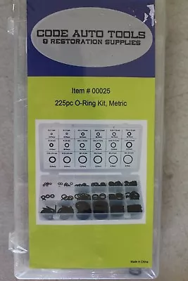 O-Ring Kit 225 Piece Nitrile Metric #25 • $7.99