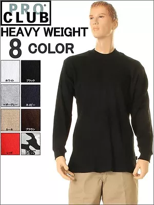 Pro Club Heavyweight Long Sleeve Black Thermal Size M-7 XL Mens Thermal  • $27