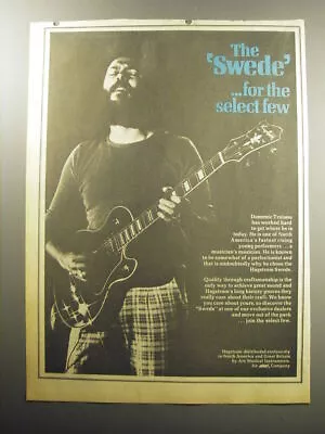 1973 Hagstrom Swede Guitar Advertisement - Domenic Troiano • $19.99