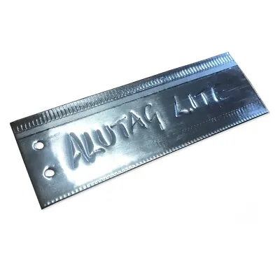 £11.95 • Buy 25 X Large Alu-Tag Aluminium Blank Herb, Plant, Shrub And Tree Labels Markers