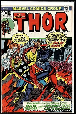 1973 Mighty Thor #208 1st Mercurio Marvel Comic • $14.99
