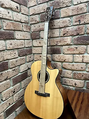 Wavegarden 220C Acoustic Guitar Full Size Cutaway Folk Guitar - NEW • $421.52