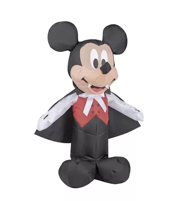Disney Gemmy Halloween 22” Mickey Mouse Vampire Airblown Inflatable *Brand New • $19.95